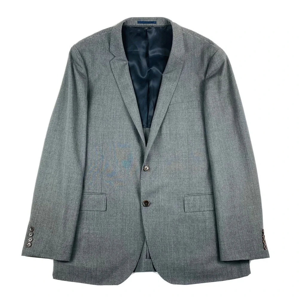 J.Crew Ludlow Tollegno 1900 Gray Wool Sport Coat Jacket Sz 46L New With Tags‎